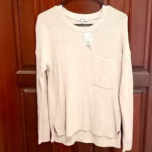 NWT Madewell Pullover sweater with pocket size small